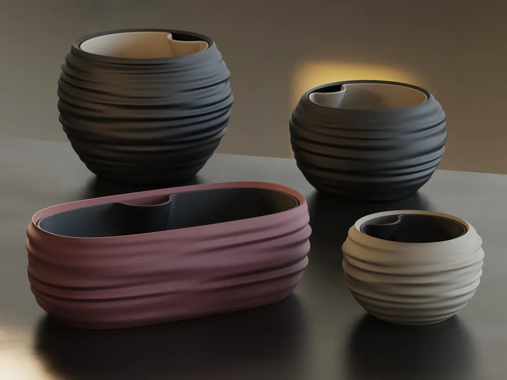 Vaso autoirrigável japonês