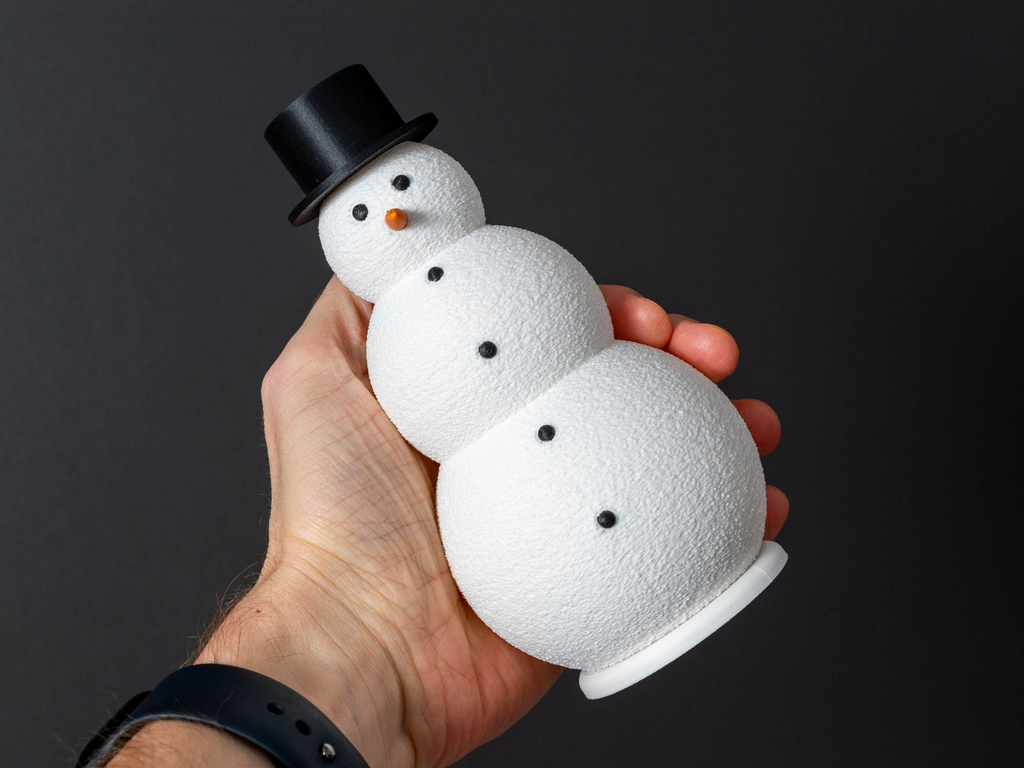 Boneco de Neve com vela LED