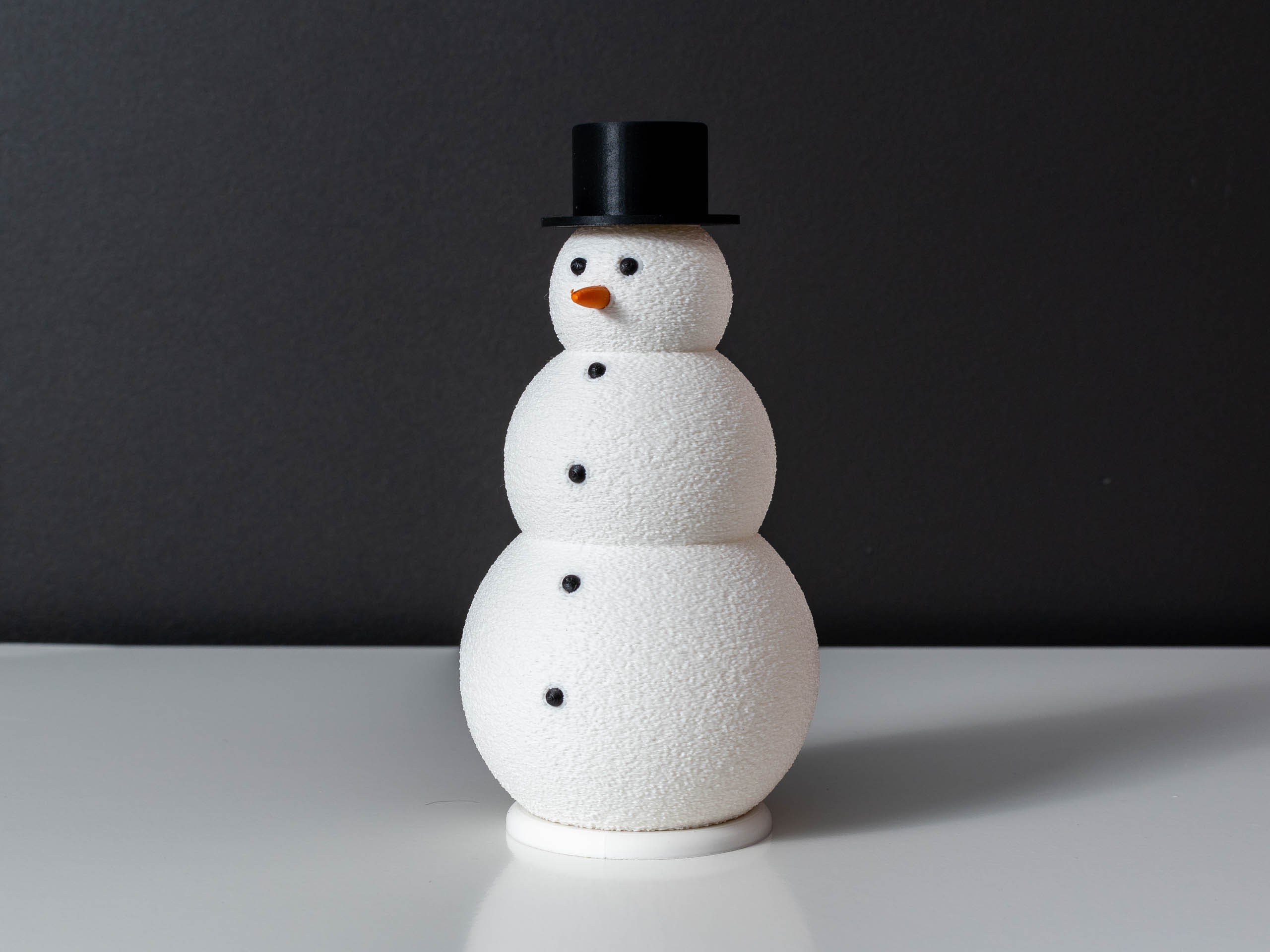Boneco de Neve com vela LED