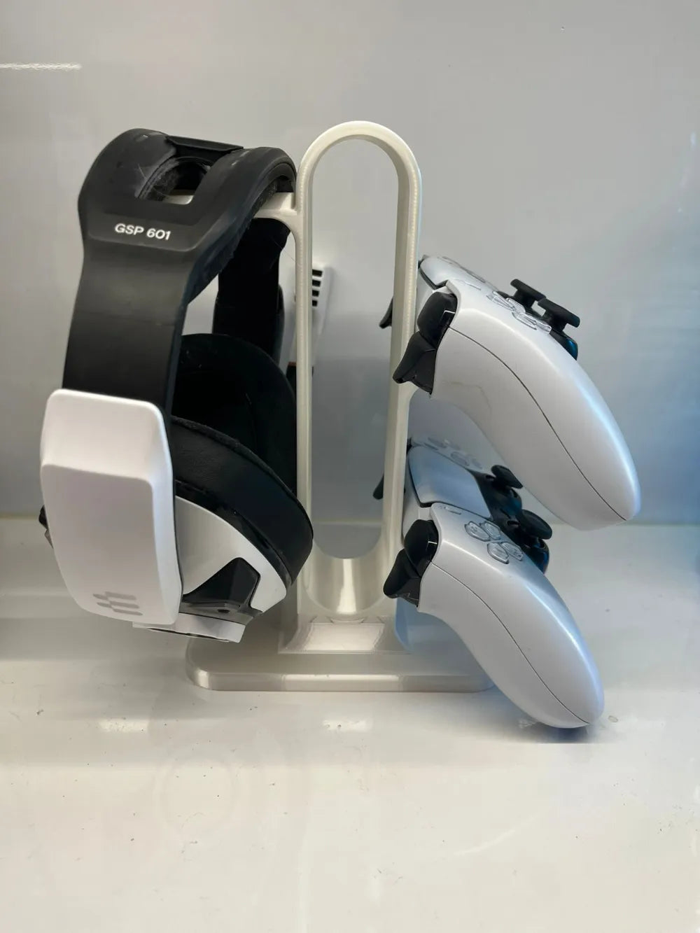 Suporte de auscultadores + 2 comandos de PS5