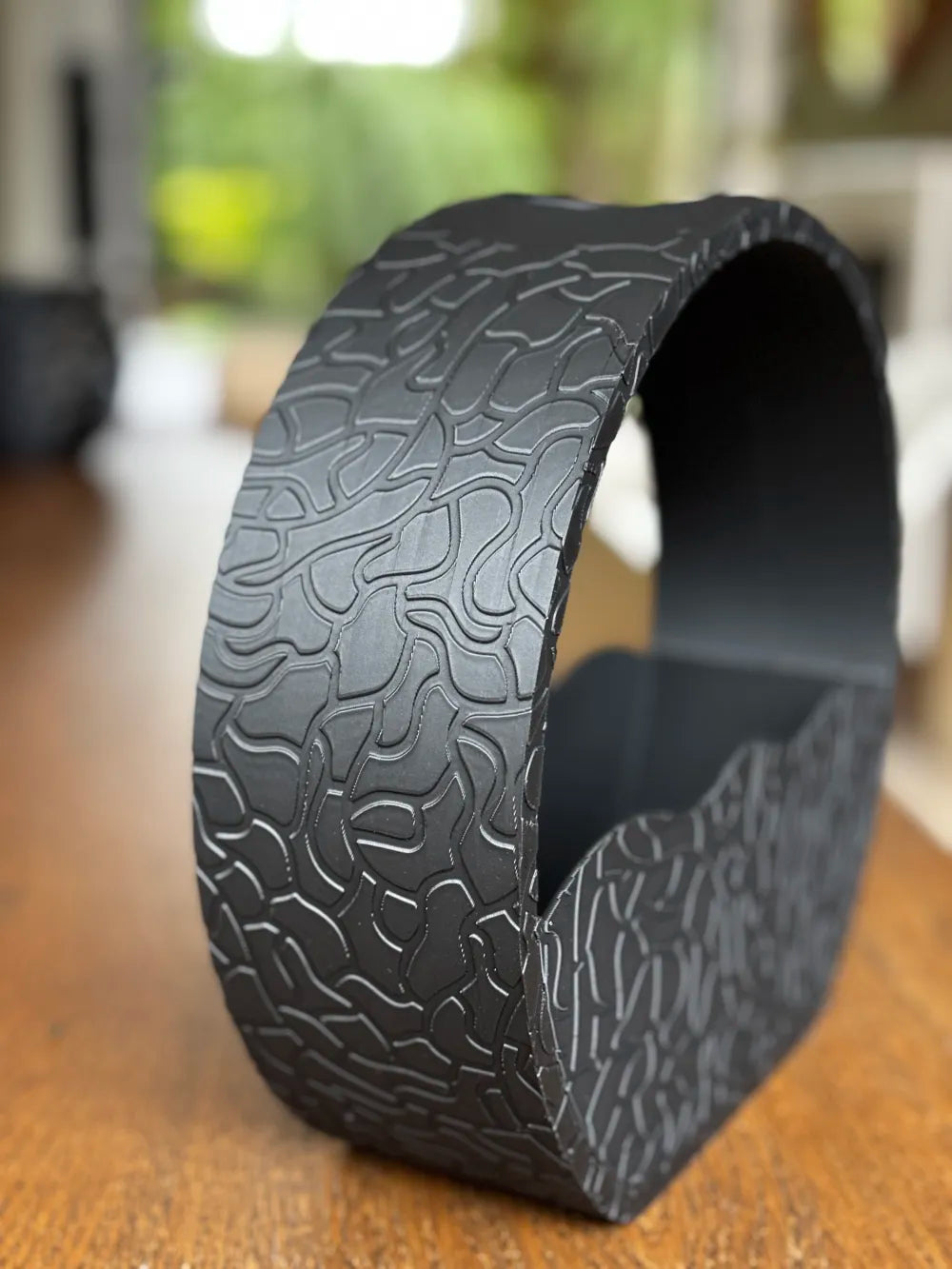 Vaso autoirrigável circular
