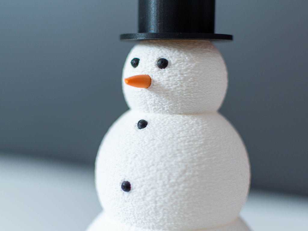 Boneco de Neve com vela LED