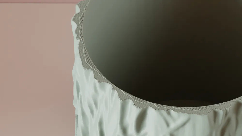 Vaso texturizado moderno
