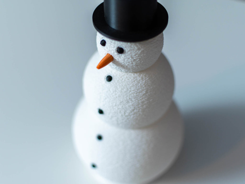 Boneco de Neve com vela LED