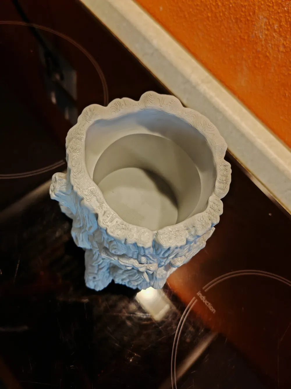 Vaso árvore com cara