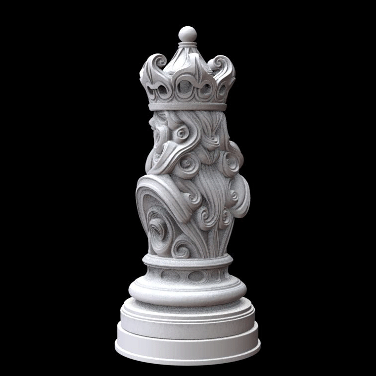 Peças Xadrez Escultural - Edição Limitada