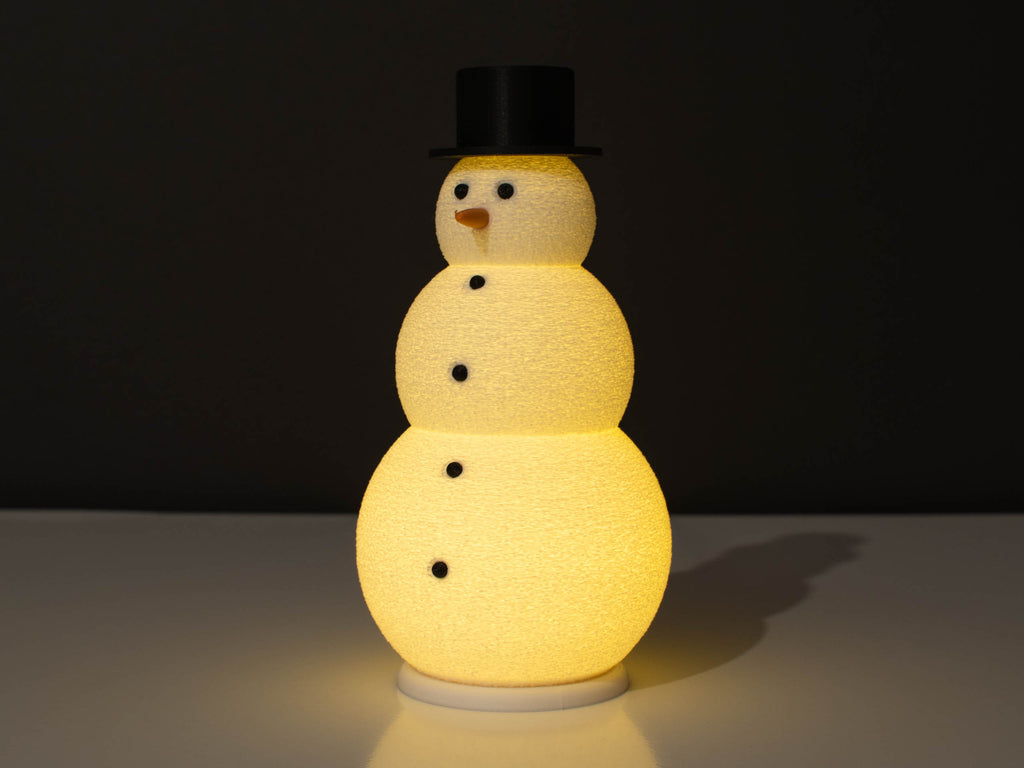 Boneco de Neve com vela LED