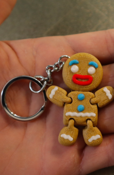 Porta-chaves Boneco de Gengibre